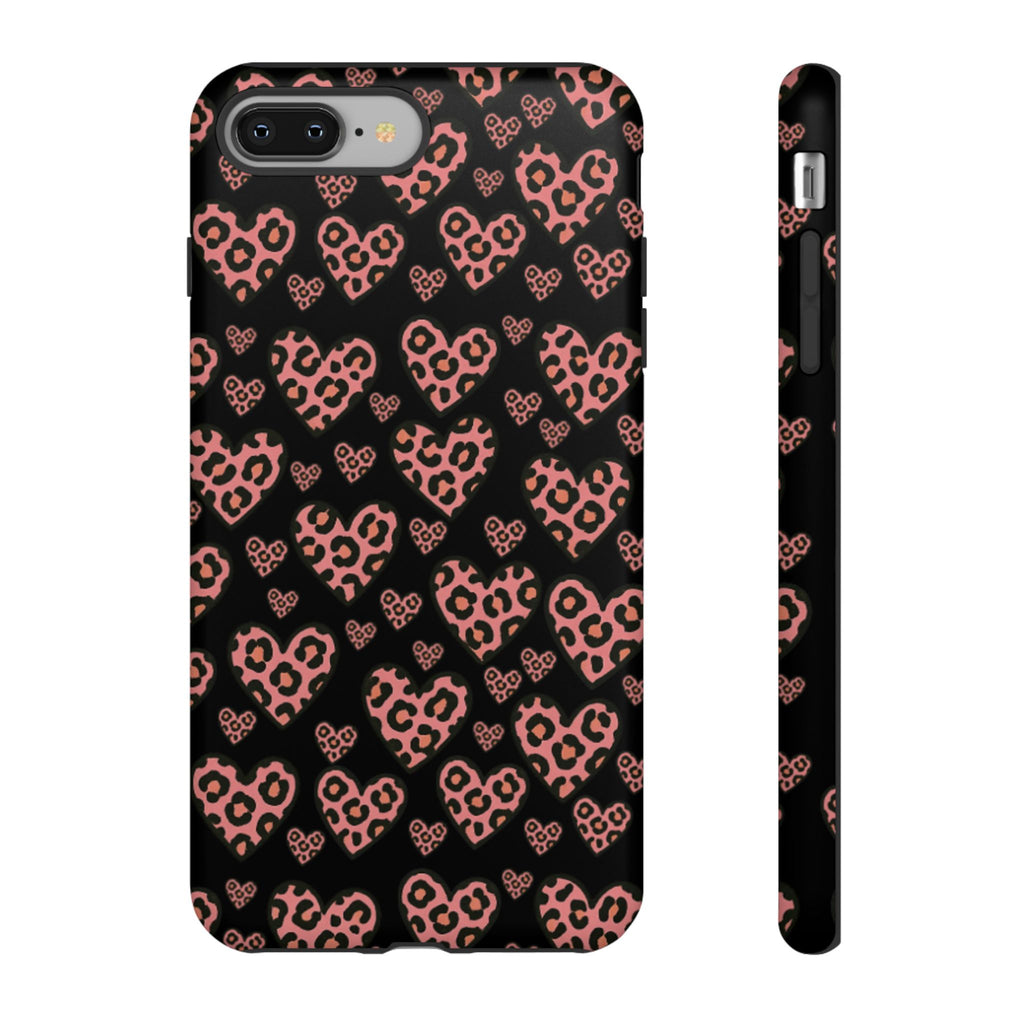 Leopard Heart Phone Case