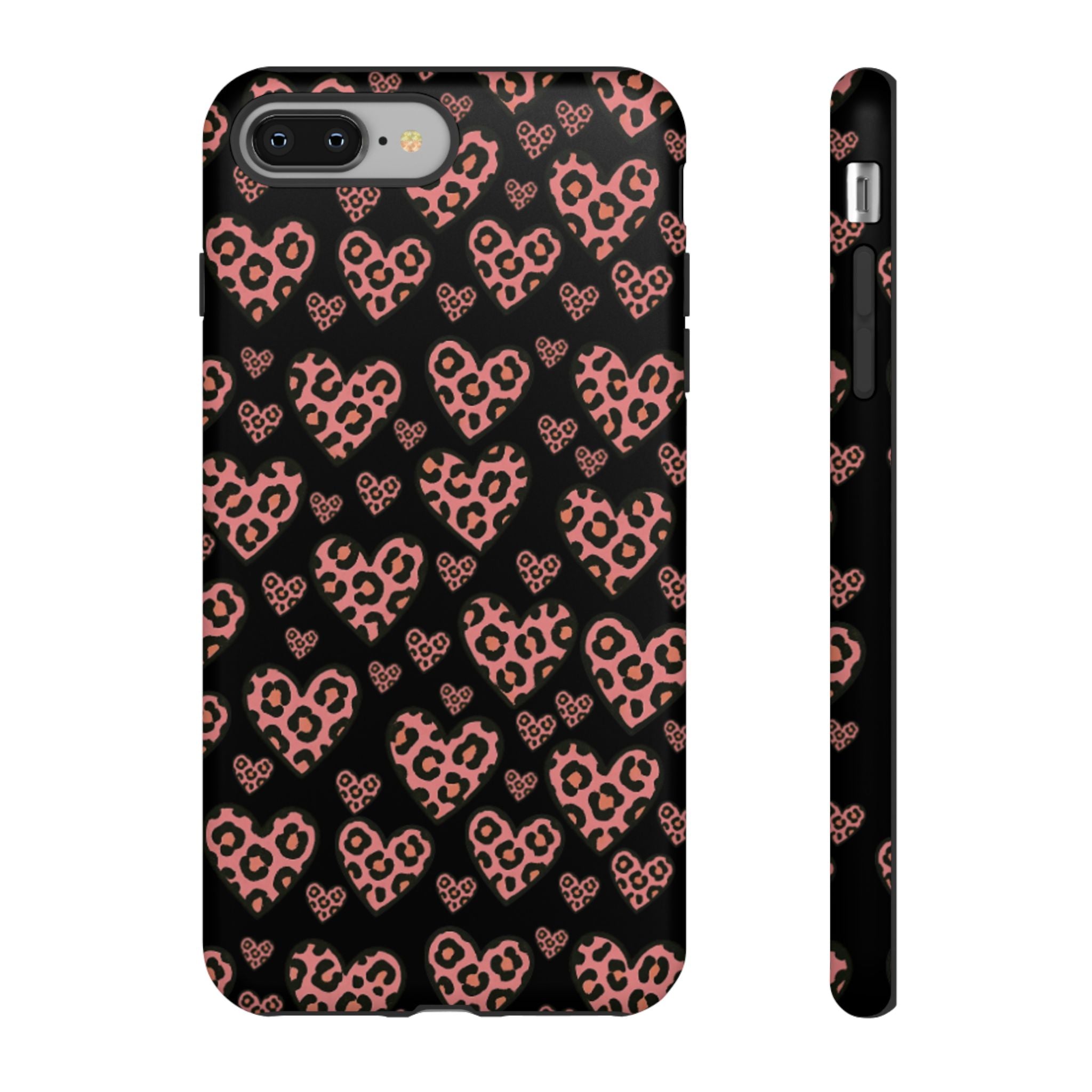 Leopard Heart Phone Case