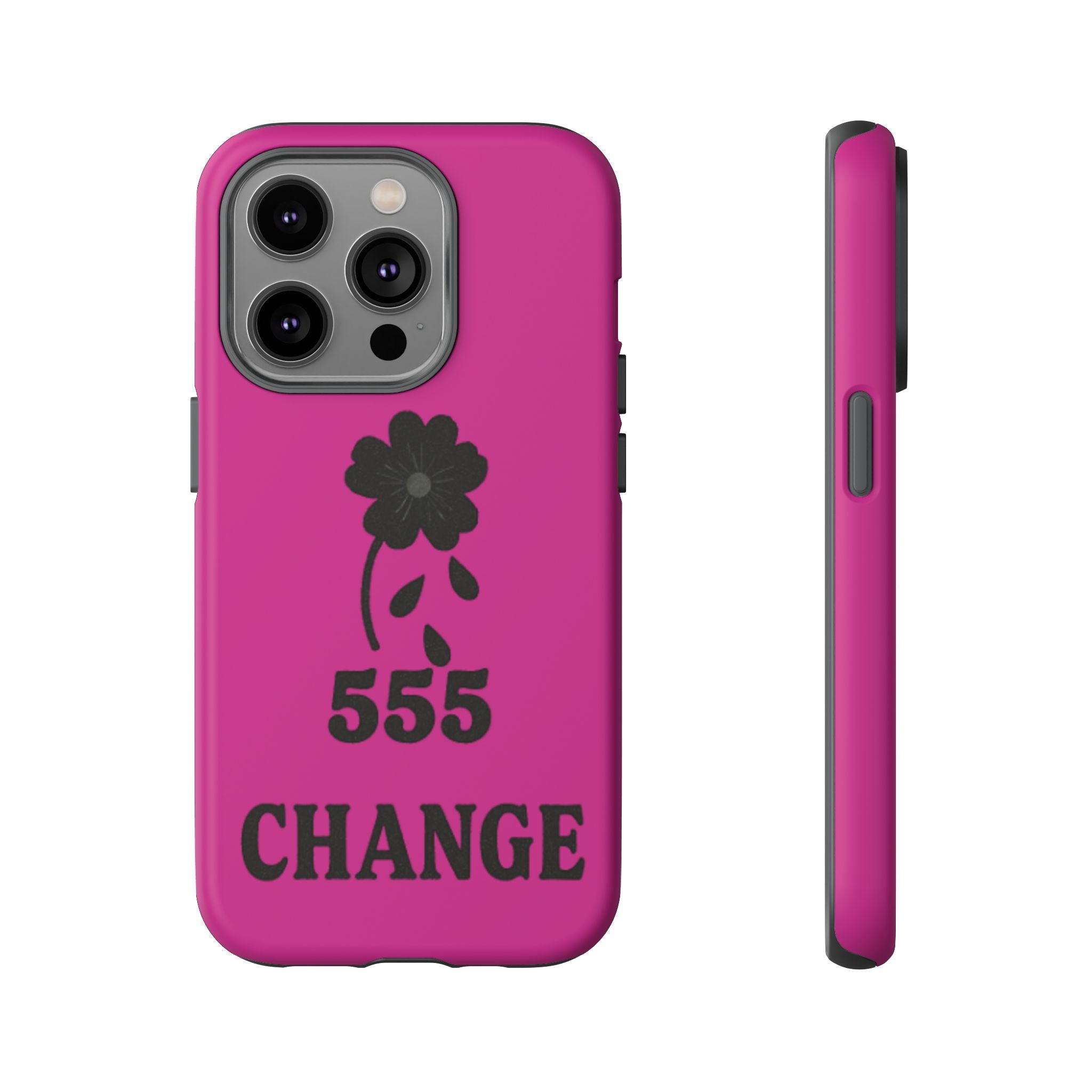 Black & Pink 555 Change Phone Case