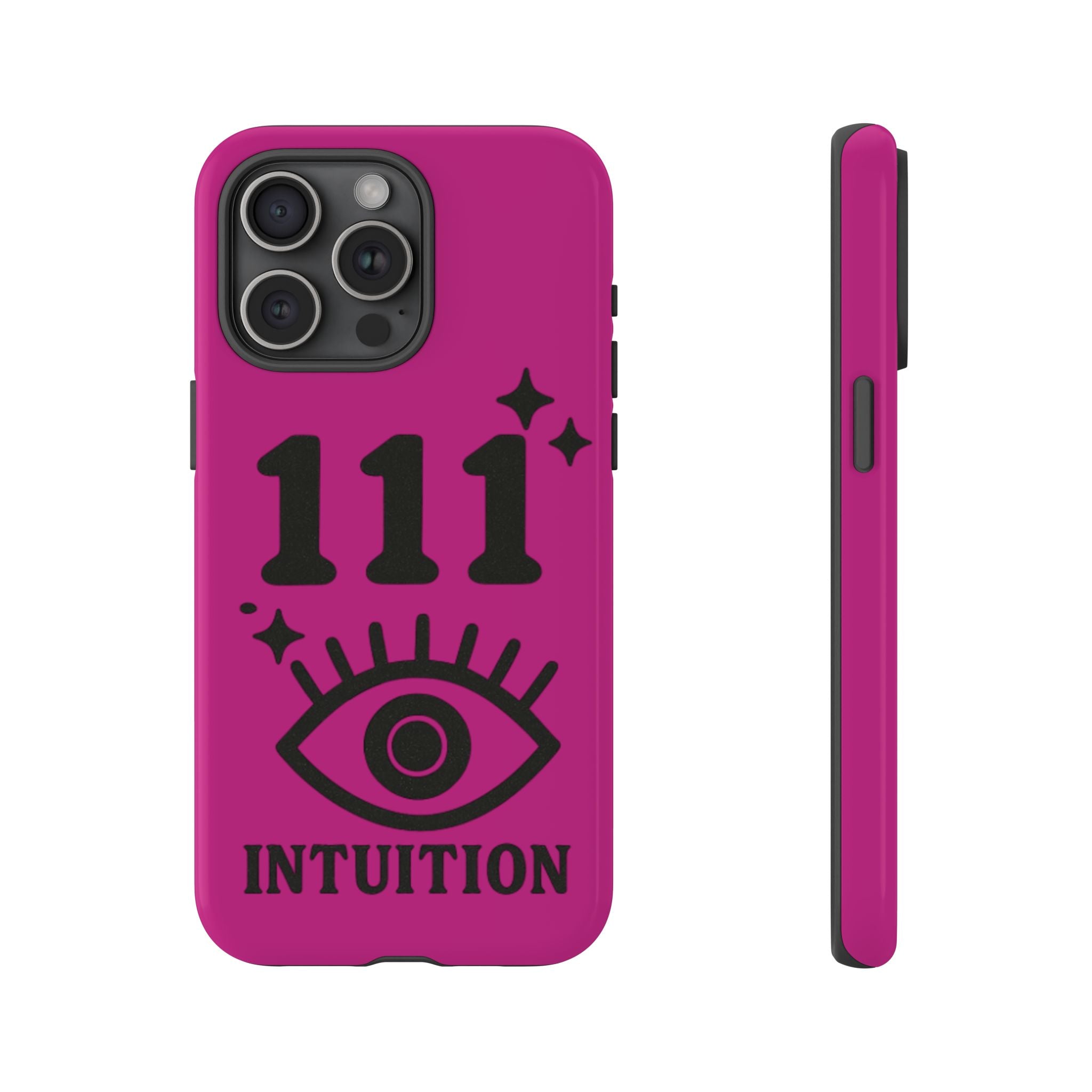 Black & Pink 111 Intuition Phone Case