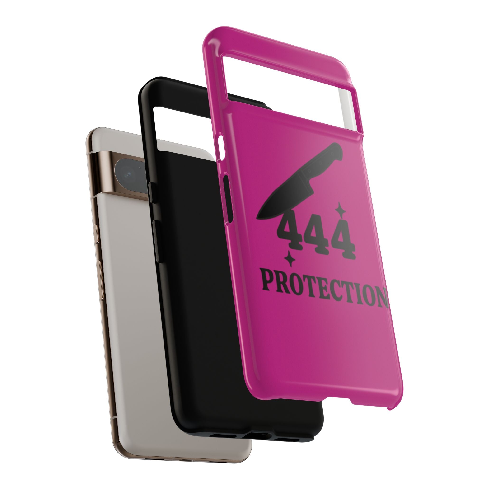 Black & Pink 444 Protection Phone Case