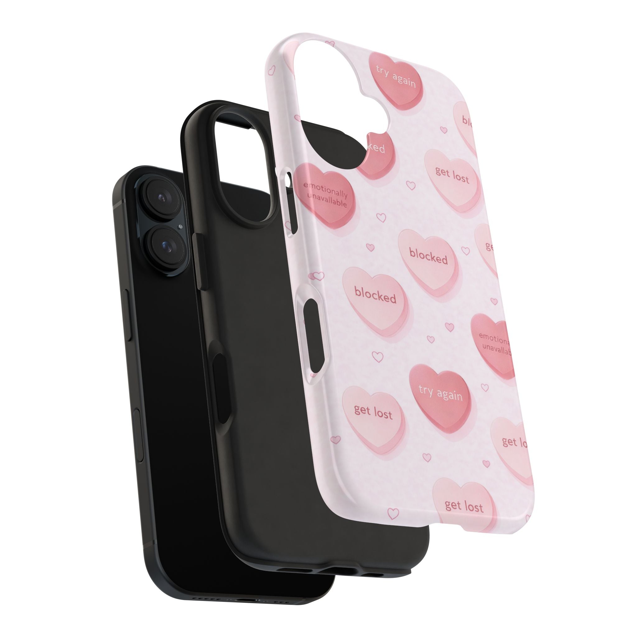 Non-Conversation Hearts Phone Case