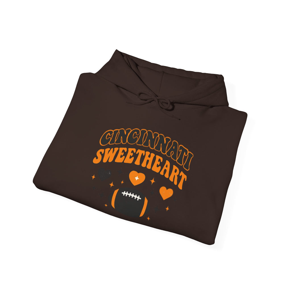 Cincinnati Sweetheart Football Graphic Hooded Sweatshirt