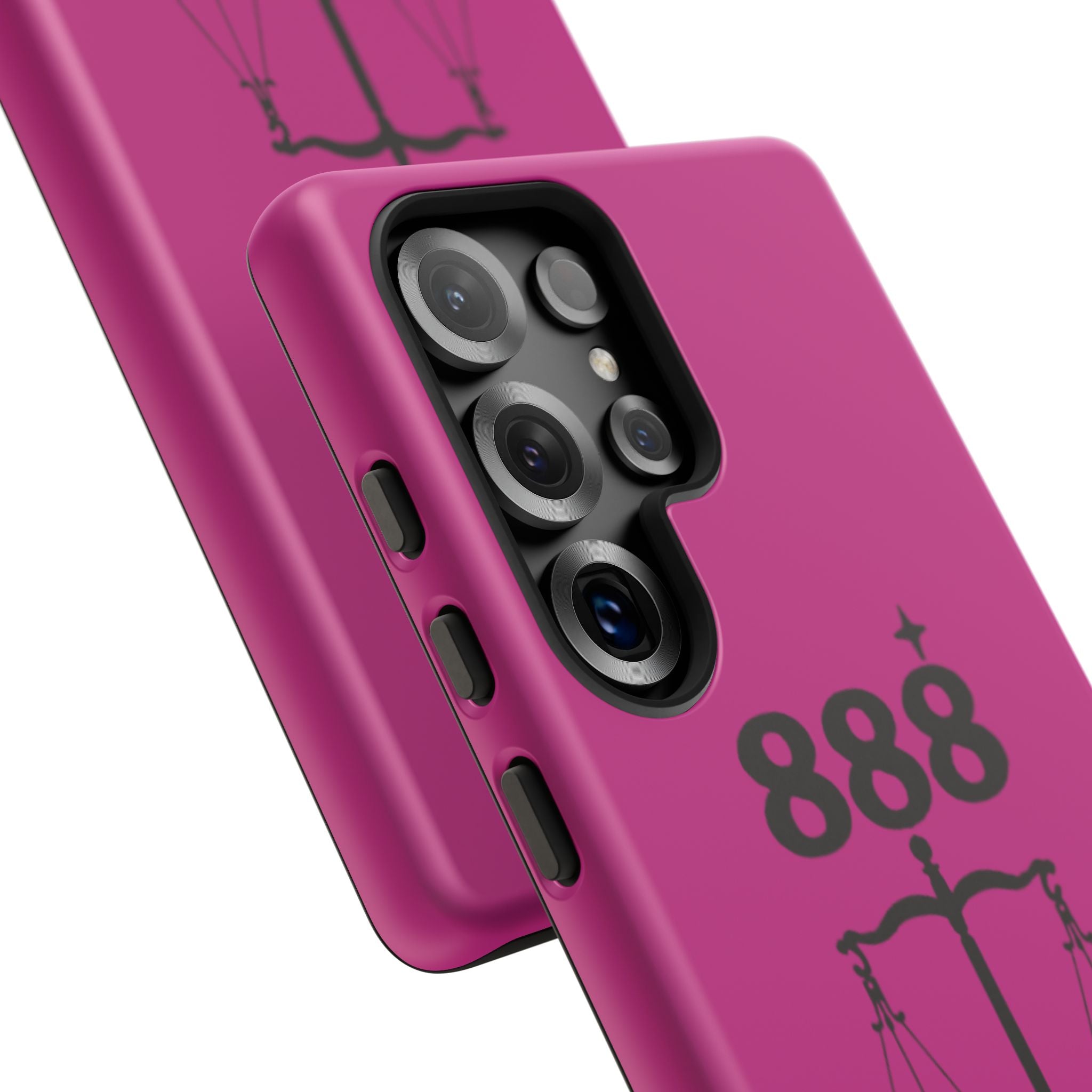 Black & Pink 888 Balance Phone Case