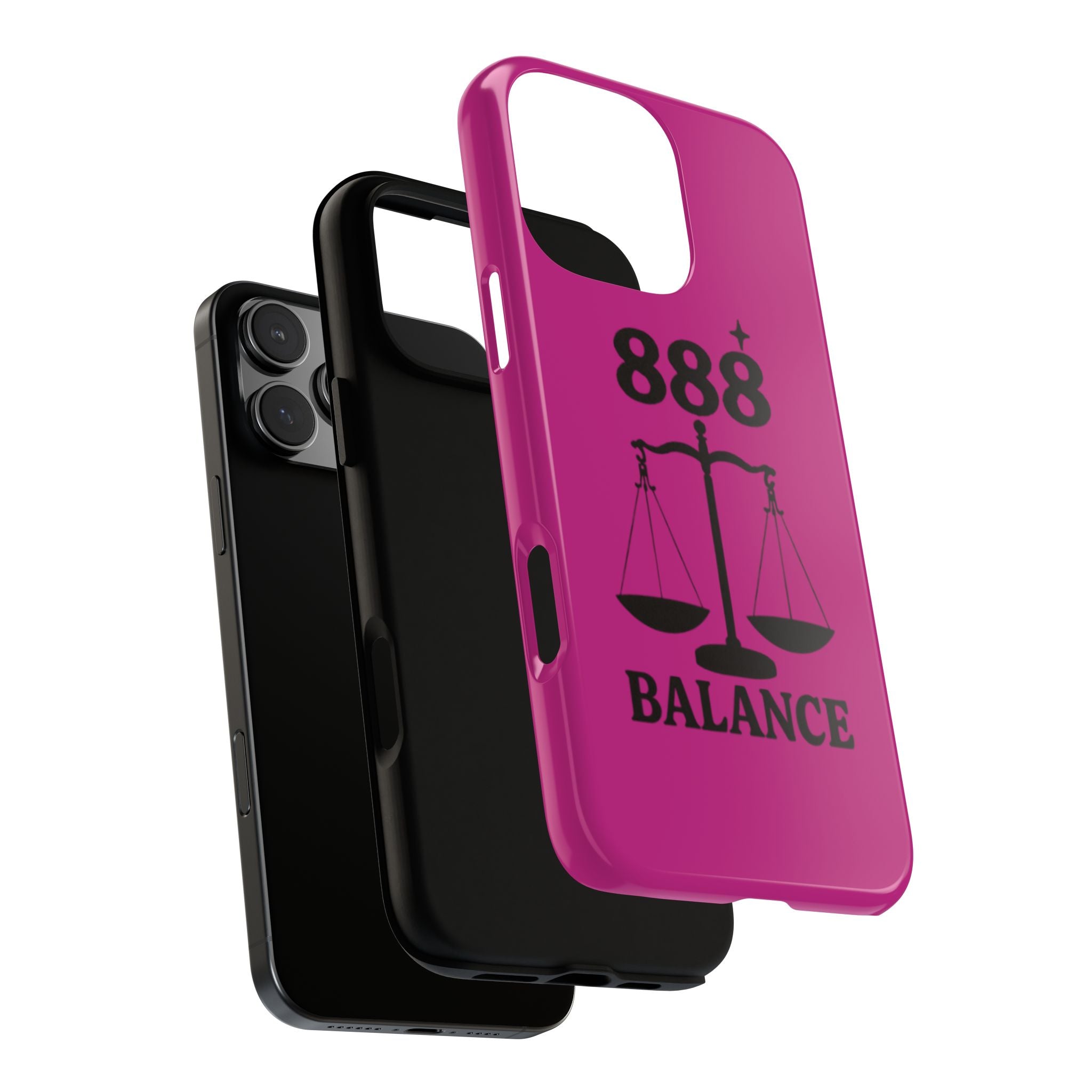 Black & Pink 888 Balance Phone Case