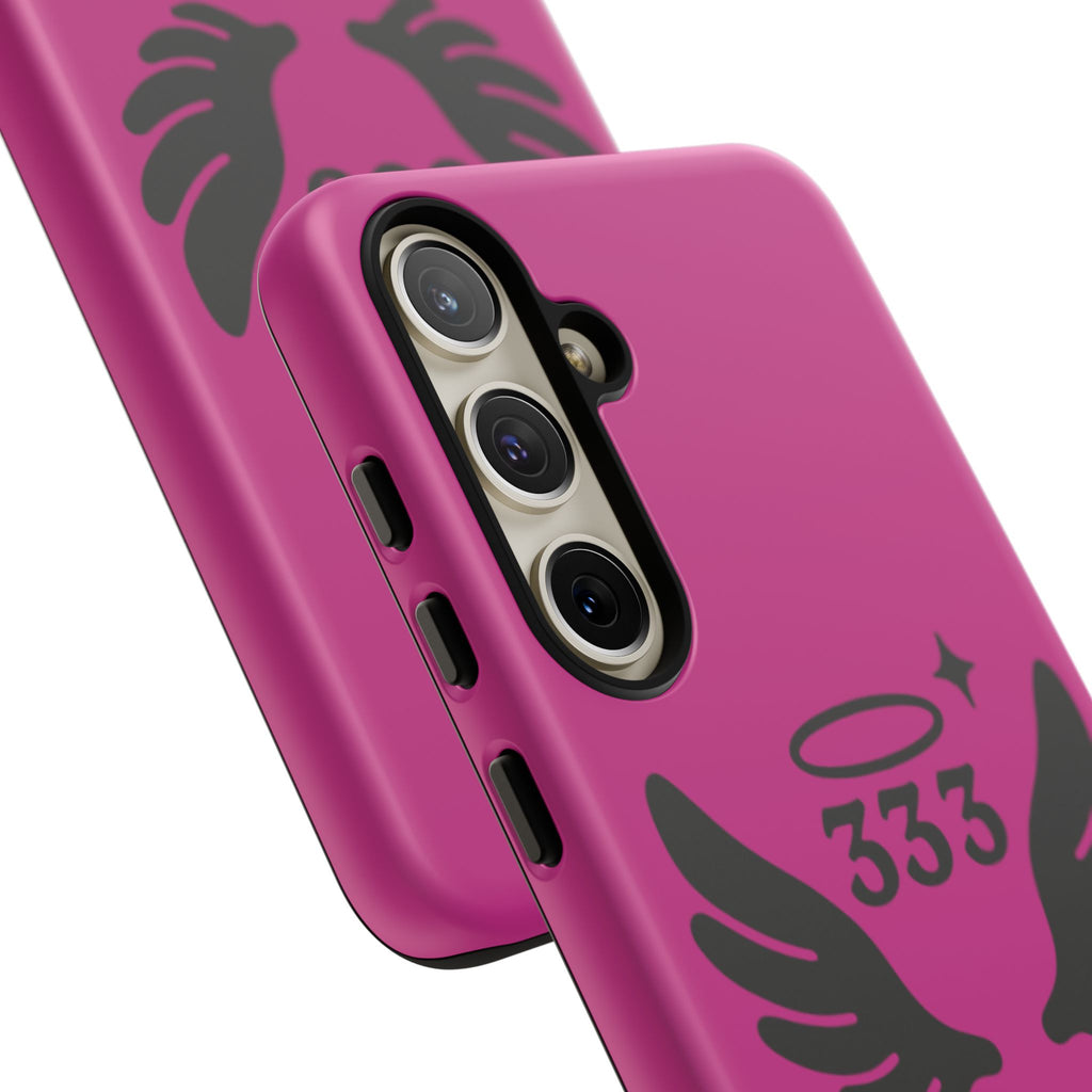 Black & Pink 333 Support Phone Case