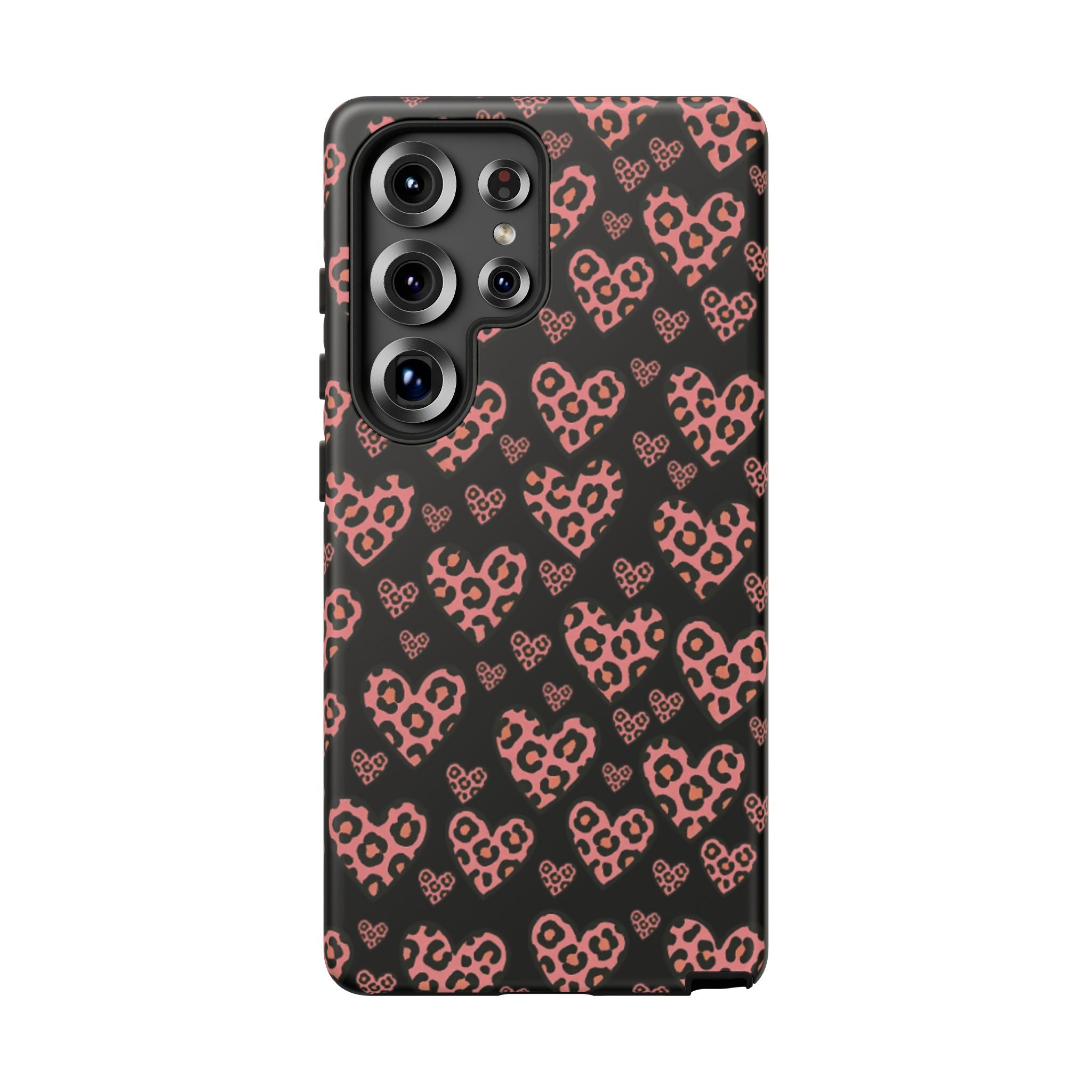Leopard Heart Phone Case
