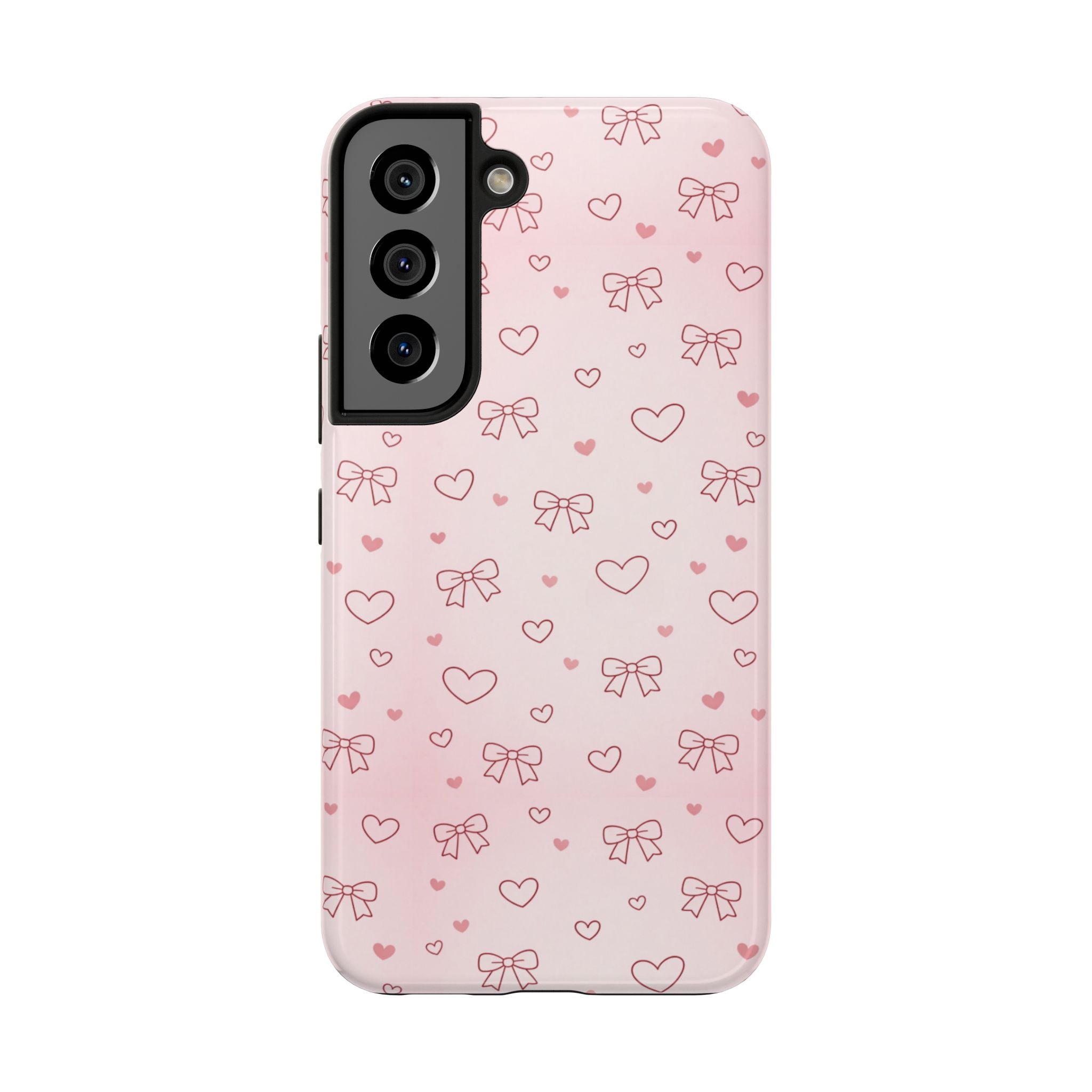 Pink Hearts & Bows Phone Case