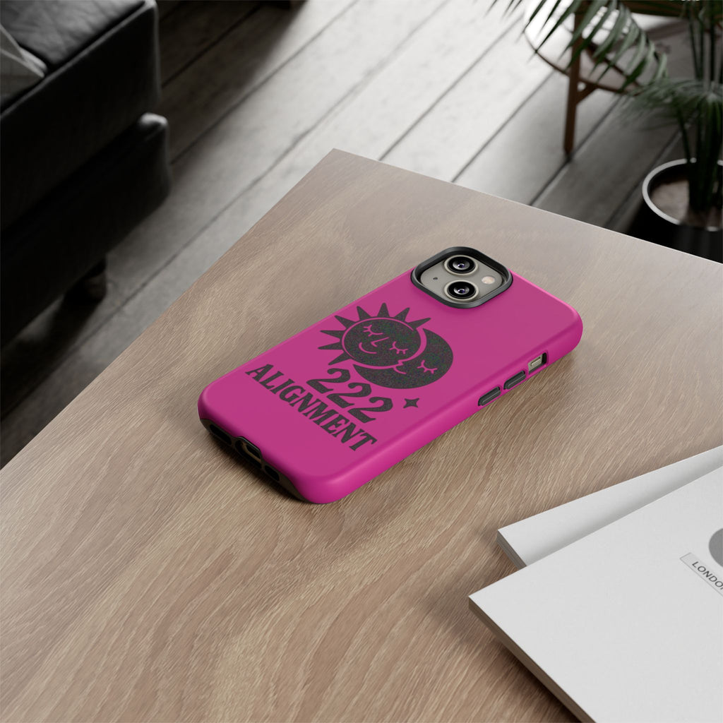Black & Pink 222 Alignment Phone Case