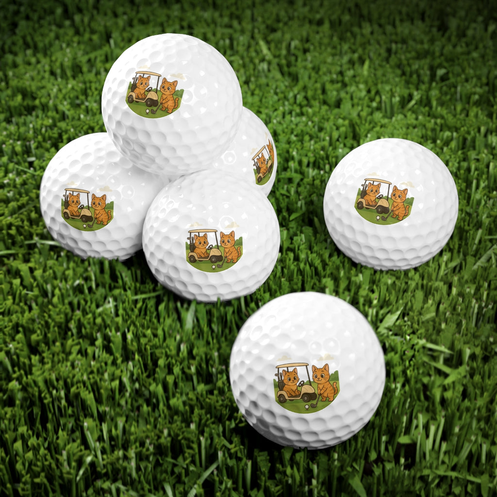 Cartoon Pet Golf Balls, 6pcs