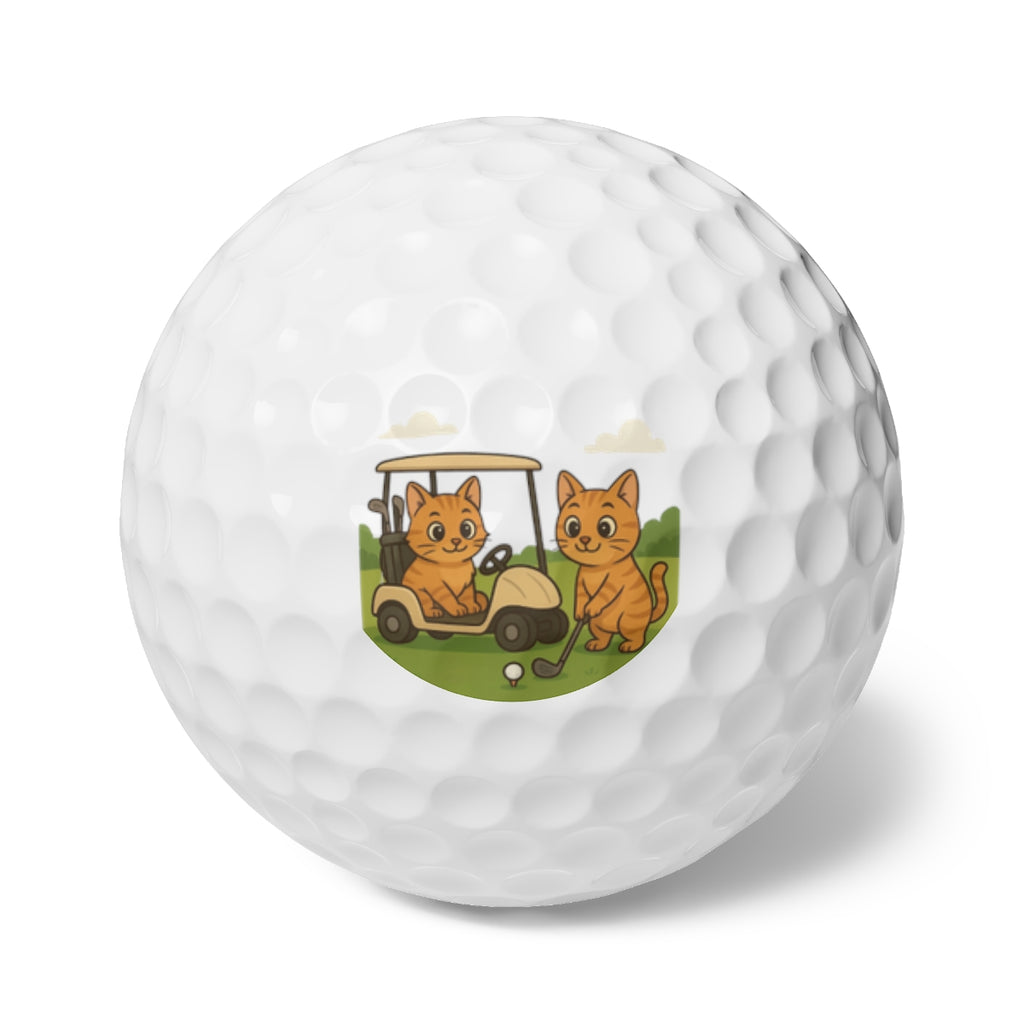 Cartoon Pet Golf Balls, 6pcs